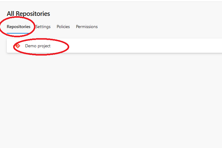 Azure DevOps repositories